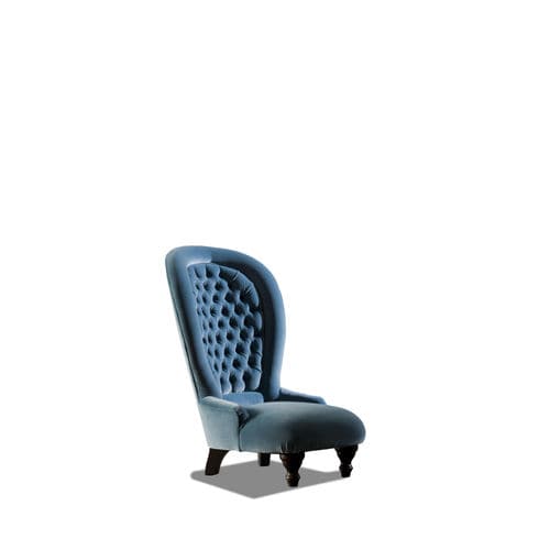 传统风格扶手椅 - POLTRONA DESIGN CLASSICA - Divani Santambrogio - 丝绒 / 高背
