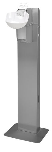 消毒洗手液分配器 / 落地 - E ST IMP T Touchless SH 5 - OPHARDT Hygiene-Technik GmbH - 非接触式 / 不锈钢 / 专业