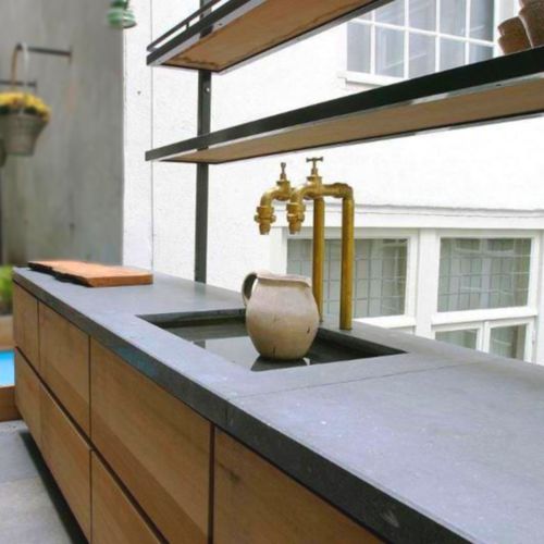 Ductal®UHP混凝土厨房台面 - BALIAN BETON Atelier - 厨房 / 哑光效果