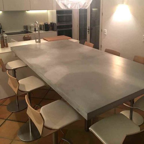 现代风格餐桌 - PLATEAU - BALIAN BETON Atelier - Ductal®UHP混凝土 / 长方形 / 家用