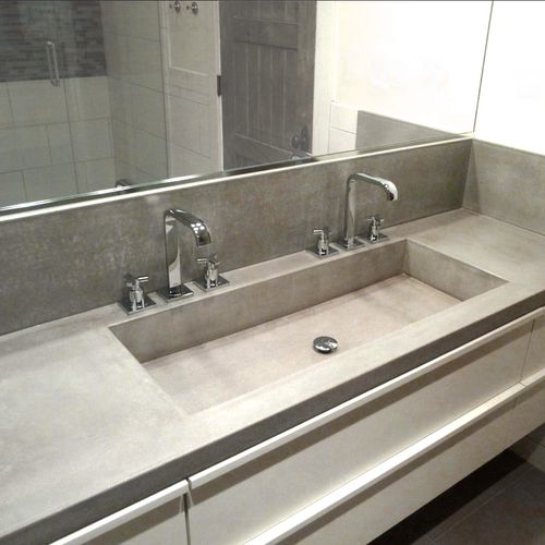 Ductal®UHP混凝土洗手盆台面 - BALIAN BETON Atelier