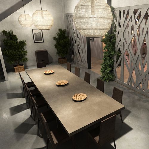 现代风格会议室桌 - BALIAN BETON Atelier - Ductal®UHP混凝土 / 长方形 / 定制