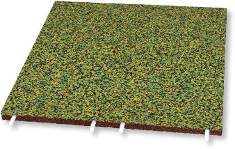 EPDM地面 - EUROFLEX® EPDM multicolor - KRAIBURG Relastec GmbH & Co. KG - 再生橡胶 / 用于室外 / 游乐场