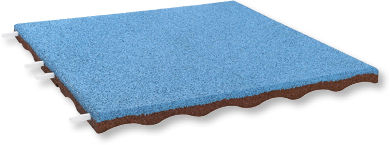 EPDM地面 - EUROFLEX® Aqua Slab - KRAIBURG Relastec GmbH & Co. KG - 再生橡胶 / 用于室外 / 游乐场