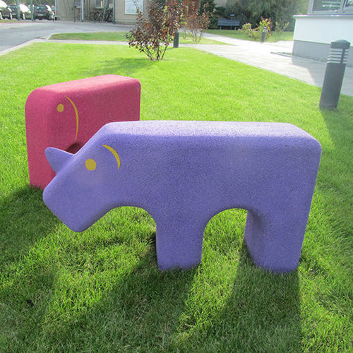 儿童游戏家具 - EUROFLEX® Elephant, Rhino, Dromedary, Pony  - KRAIBURG Relastec GmbH & Co. KG