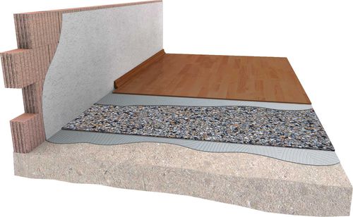 卷式隔音垫层 - DAMTEC® black uni B1 - KRAIBURG Relastec GmbH & Co. KG - 再生橡胶 / 可回收