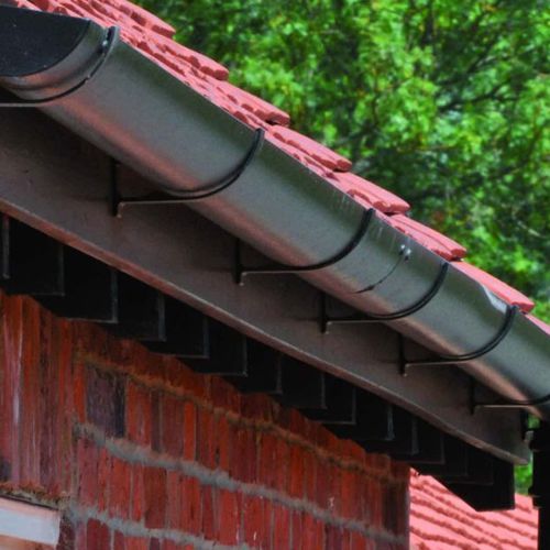 铝铸铁檐槽 - NO. 46 OGEE PLAIN - Rain Guard - 半圆 / 免维护