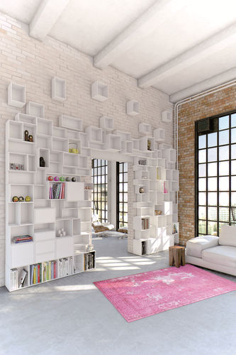 可调节书架 - wall-unit - Cubit - 现代风格 / MDF / 白色
