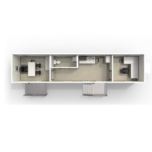 独立式马桶 - IN UNIT RESTROOMS - Williams Scotsman - 金属 / 商用 / 用于活动房屋