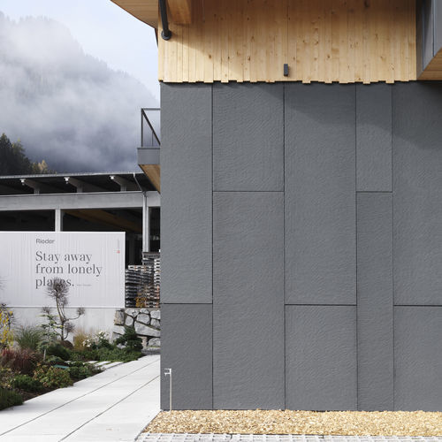 立面板 - RIEDER CAMPUS - Rieder Facades GmbH - 水泥 / 木制 / 松木