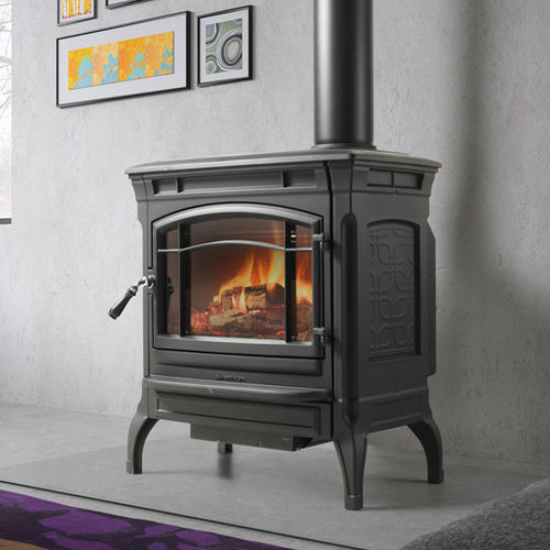 木材采暖炉 - SHELBURNE - HERGÓM - 10 kW...20 kW / 独立式 / 传统风格