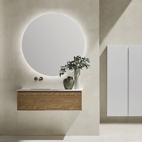 壁挂式台盆柜 - KONDO - Naxani - 木质 / 现代风格 / 无门