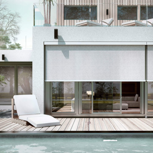 遮光卷帘 - SCREENY 110 GC S12 - KE Outdoor Design - 集成式 / 用于窗户 / 不锈钢