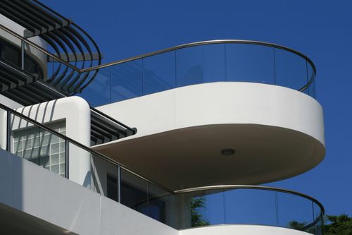 玻璃护栏 - SEMI FRAMELESS GLASS BALUSTRADE - BALCONY - 板式 / 户外 / 用于露台