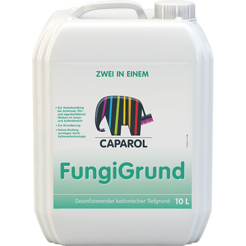 混凝土底漆 - FUNGIGRUND - Caparol - 水基 / 室内 / 室外