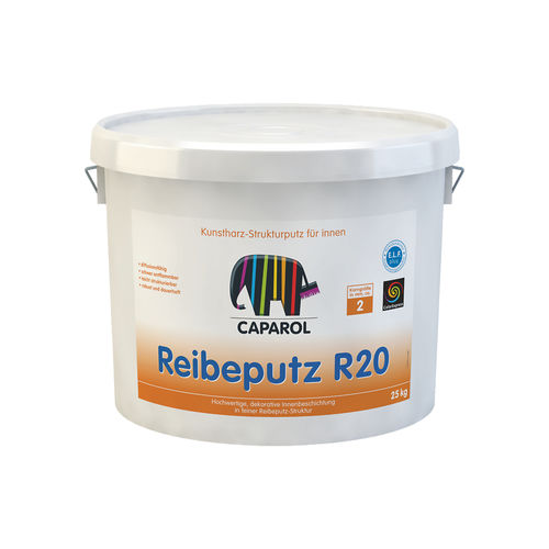 装饰涂料 - CAPAROL-REIBEPUTZ R 20 - Caparol - 室内 / 墙面 / 塑料