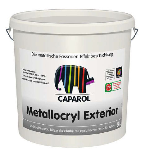 装饰油漆 - CAPADECOR METALLOCRYL - Caparol - 绝缘 / 户外 / 墙面