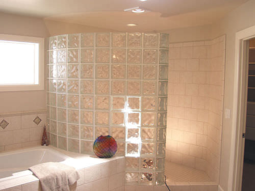 曲线玻璃方砖 - HEDRON® LX CORNER - DECORA® - Pittsburgh Corning - 结构