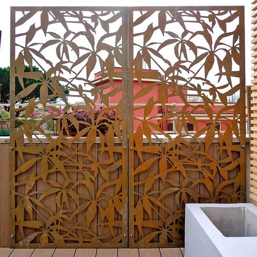 盖板挡板 - SCHEFFLERA  - Logical Space design - 铝制 / 耐候钢 / 遮窗格栅外观