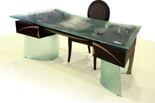 老板桌 - PRESIDENCE - MIROITERIE PETITJEAN - 现代风格 / MDF / 漆木