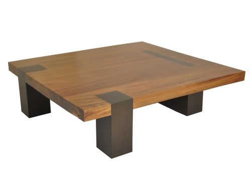 现代风格茶几 - SQUARE TAMBURIL - Rotsen Furniture - 木质 / 正方形 / 回收材料