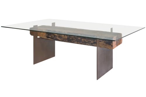 现代风格桌 - OITIS - Rotsen Furniture - 玻璃 / 长方形 / 回收材料