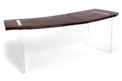 现代风格办公桌 - RECLAIMED WOOD FLOATING - Rotsen Furniture - 木质 / 面板底座 / 商用