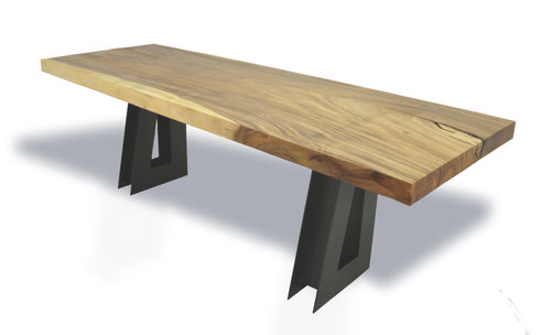现代风格办公桌 - SINGLE TAMBURIL SLAB - Rotsen Furniture - 木质