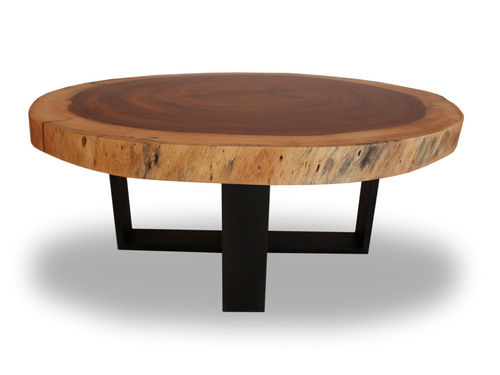 现代风格茶几 - ROUND - Rotsen Furniture - 木质 / 圆形 / 回收材料