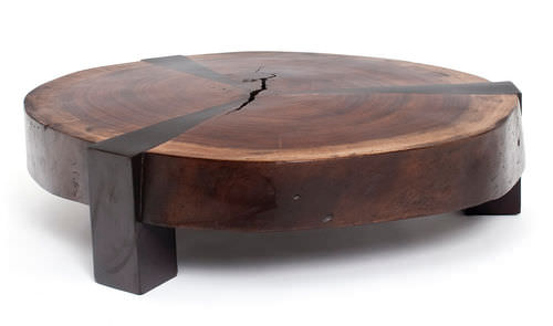 现代风格茶几 - BOLACHA STAR  - Rotsen Furniture - 木质 / 圆形 / 回收材料