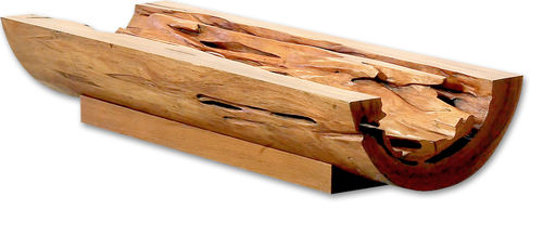 现代风格茶几 - CANOA - Rotsen Furniture - 木质 / 长方形 / 回收材料