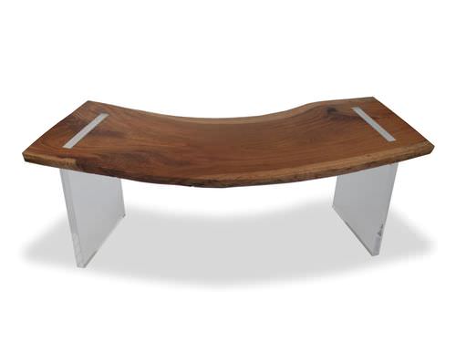 现代风格办公桌 - SOLID JATOBA WOOD - Rotsen Furniture - 木质 / 面板底座