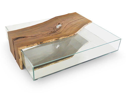 现代风格茶几 - COCOBOLO - Rotsen Furniture - 玻璃 / 实木 / 长方形