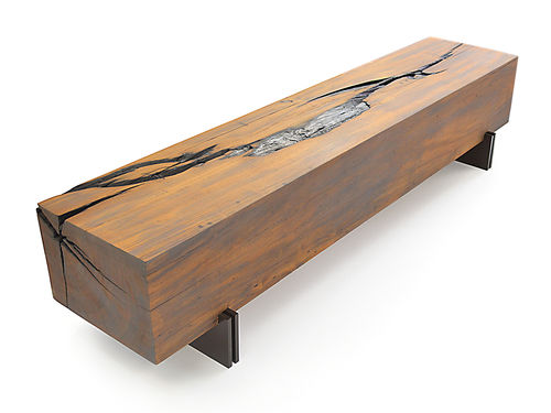现代风格茶几 - ITAUBA - METAL BASE - Rotsen Furniture - 木质 / 长方形 / 酒店