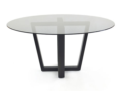现代风格餐桌 - SMOKED GLASS - Rotsen Furniture - 木质 / 玻璃 / 圆形