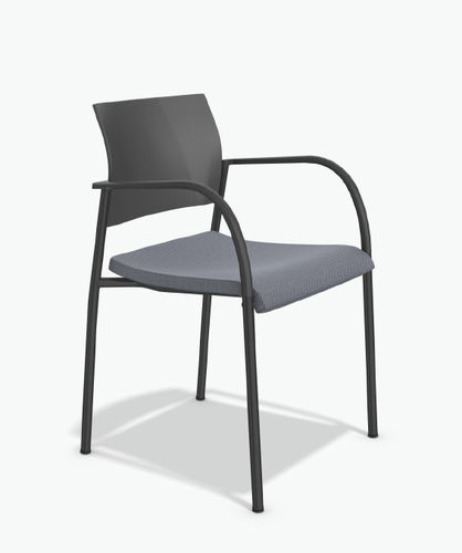 现代风格访客椅 - COOPER I - Casala - 室内 / 布料 / 塑料