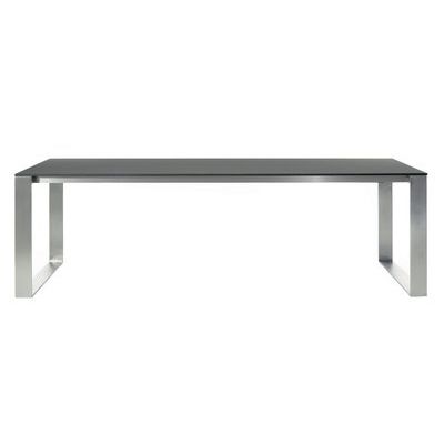 现代风格餐桌 - FRAME - Steininger Designers - 复合材料 / 不锈钢桌脚 / 长方形