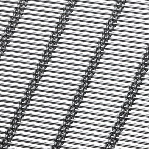 装饰金属丝网 - M14Z-3 - BANKER WIRE - 不锈钢 / 用于外墙 / 室外装饰