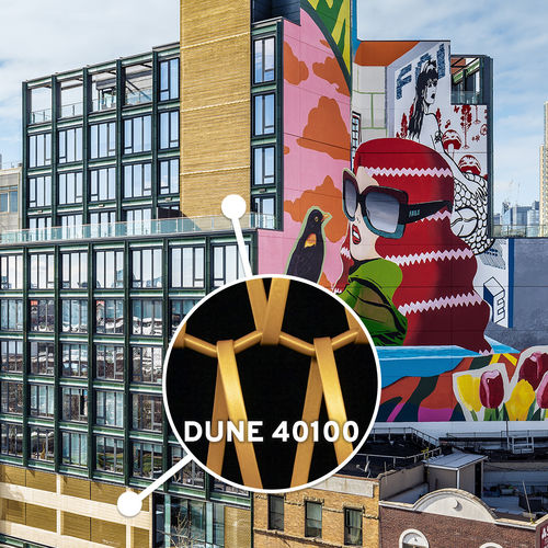 装饰金属丝网 - DUNE 40100 - BANKER WIRE - 铝制 / 铜 / 不锈钢