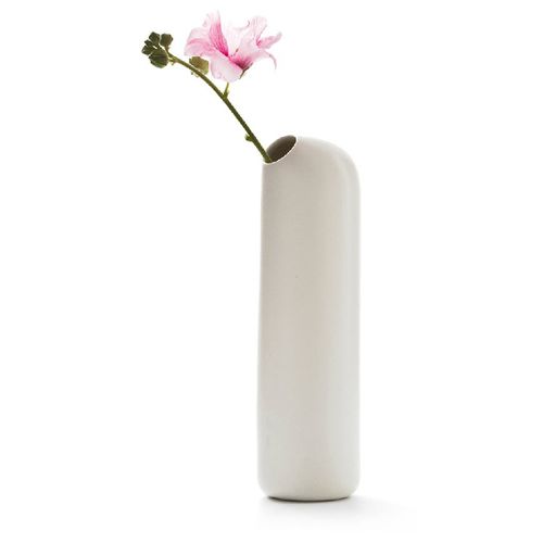 现代风格花瓶 - Ô CARAFE - Moustache - 陶瓷 / 黏土 / 白色