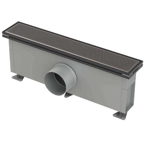 地面用空气扩散器 - MINOPAB - SCHAKO KG - 线性 / 金属 / 专业