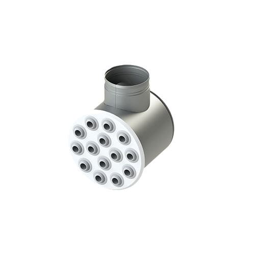 天花板空气扩散器 - MINODSA - SCHAKO KG - 壁挂 / 圆形 / 金属