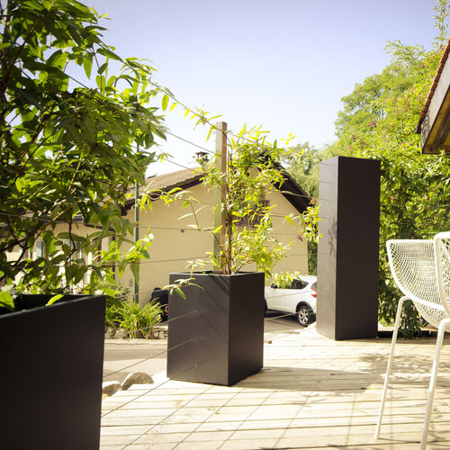 纤维水泥花坛 - IMAGE'IN ICM / ICH - ATELIER SO GREEN - 长方形 / 正方形 / 定制