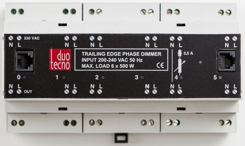 照明控制模块 - DT05-06TE - Duotecno - DIN导轨