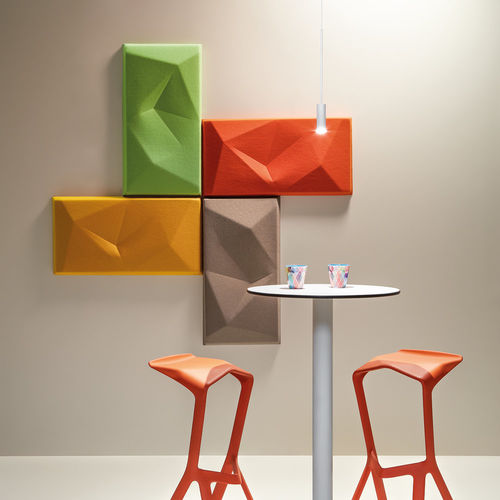 墙面隔音板 - VEVEY - Made Design Barcelona - 聚酯 / 矩形 / 3D