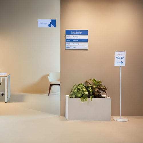 落地式指示牌 - MENFIS - Made Design Barcelona - 壁挂 / 悬挂式 / 铝制