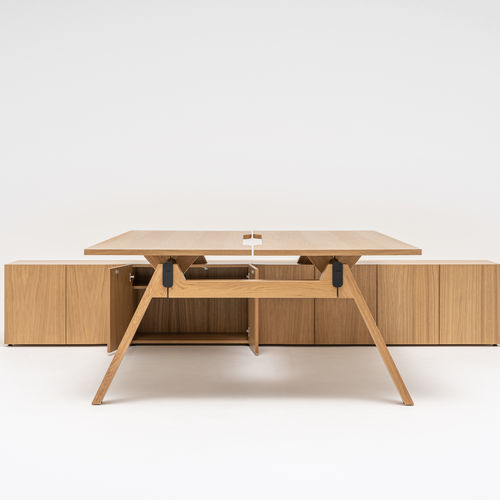 开放式办公桌 - Viga Bench - MDD - 落地 / 2人 / 现代风格