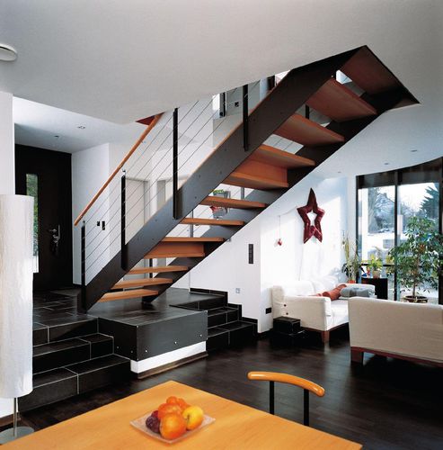 直线型楼梯 - LOFT : 5233 - Créateur d'escaliers Treppenmeister - 木台阶 / 木质结构 / 家用