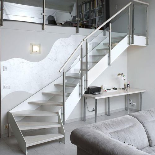L型楼梯 - LOFT : 5162A - Créateur d'escaliers Treppenmeister - 木台阶 / 木质结构 / 家用