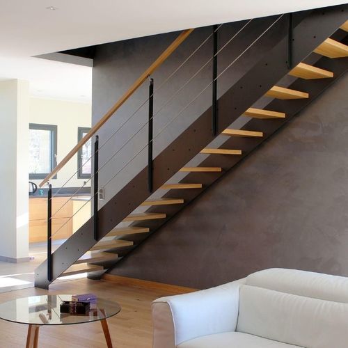 直线型楼梯 - Créateur d'escaliers Treppenmeister - 木台阶 / 金属台阶 / 金属